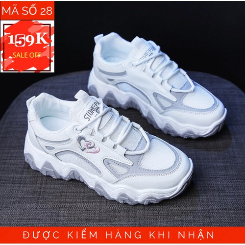 Giày Sneaker Thể Thao Nữ thời trang năng động phối màu hàn quốc mã số 24-28 kèm hộp