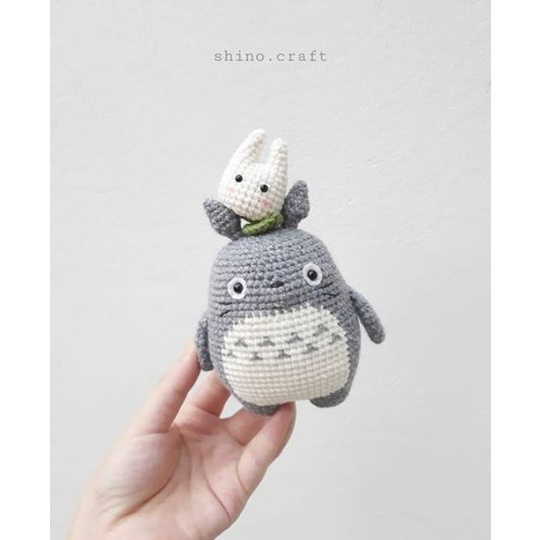 Gấu bông nhân vật hoạt hình Totoro handmade mũm mĩm đáng yêu dành cho mọi lứa tuổi, quà tặng sinh nhật dễ thương