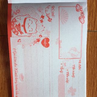Combo 10q phiếu ship hàng