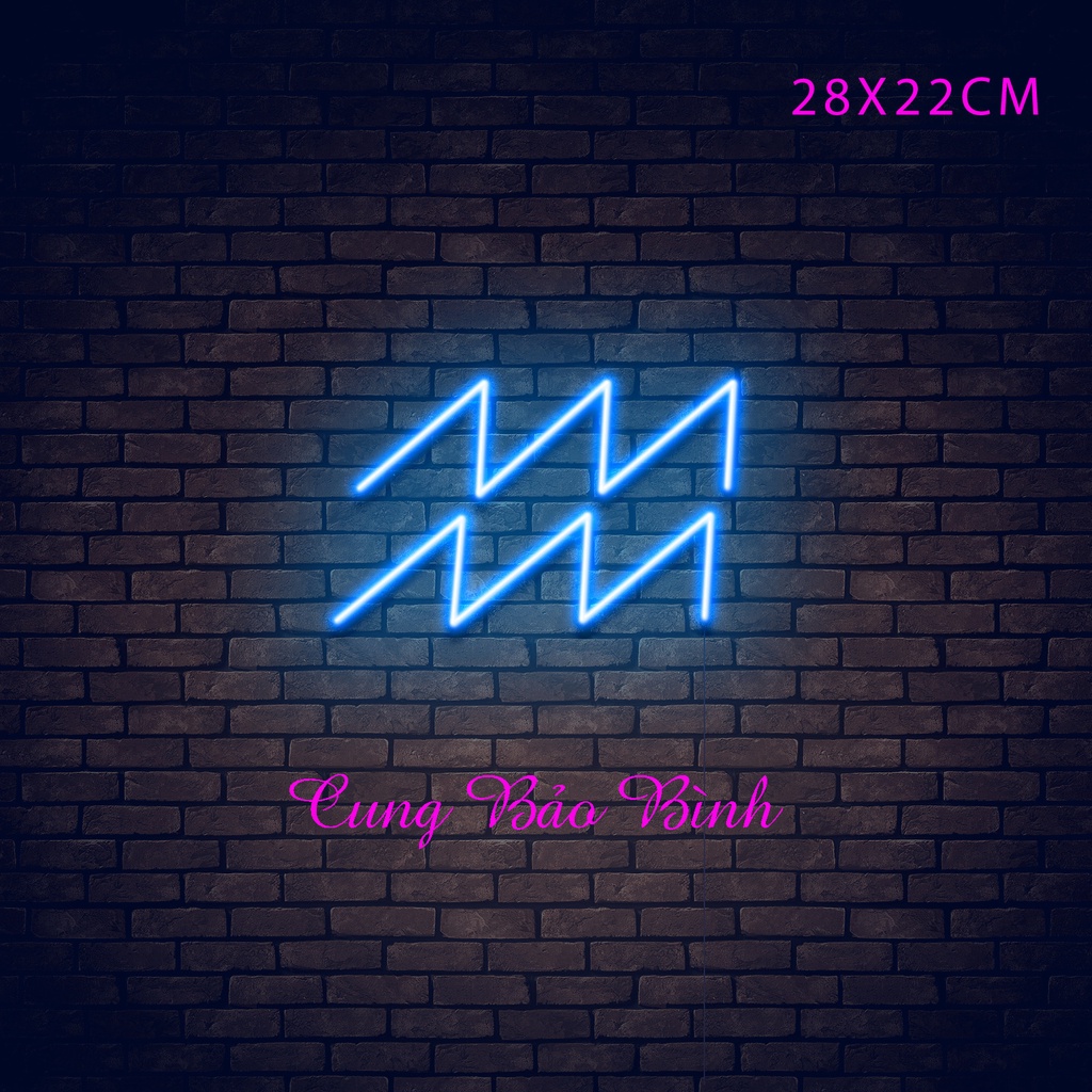 Đèn Led Neon Cung Hoàng Đạo làm tên theo yêu cầu Decor Phòng Ngủ Mẫu Mã Đa Dạng Đáng Yêu Hot Trend 2022 Nhận Thiết Kế Th