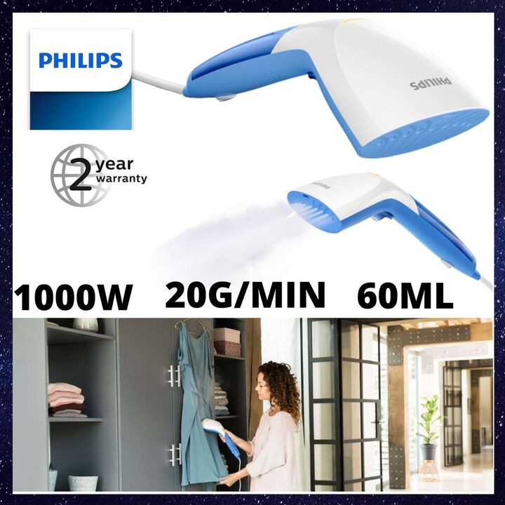Bàn là, ủi hơi nước cầm tay. Thương hiệu cao cấp Philips GC300/28 - Công suất 1000W - HÀNG CHÍNH HÃNG