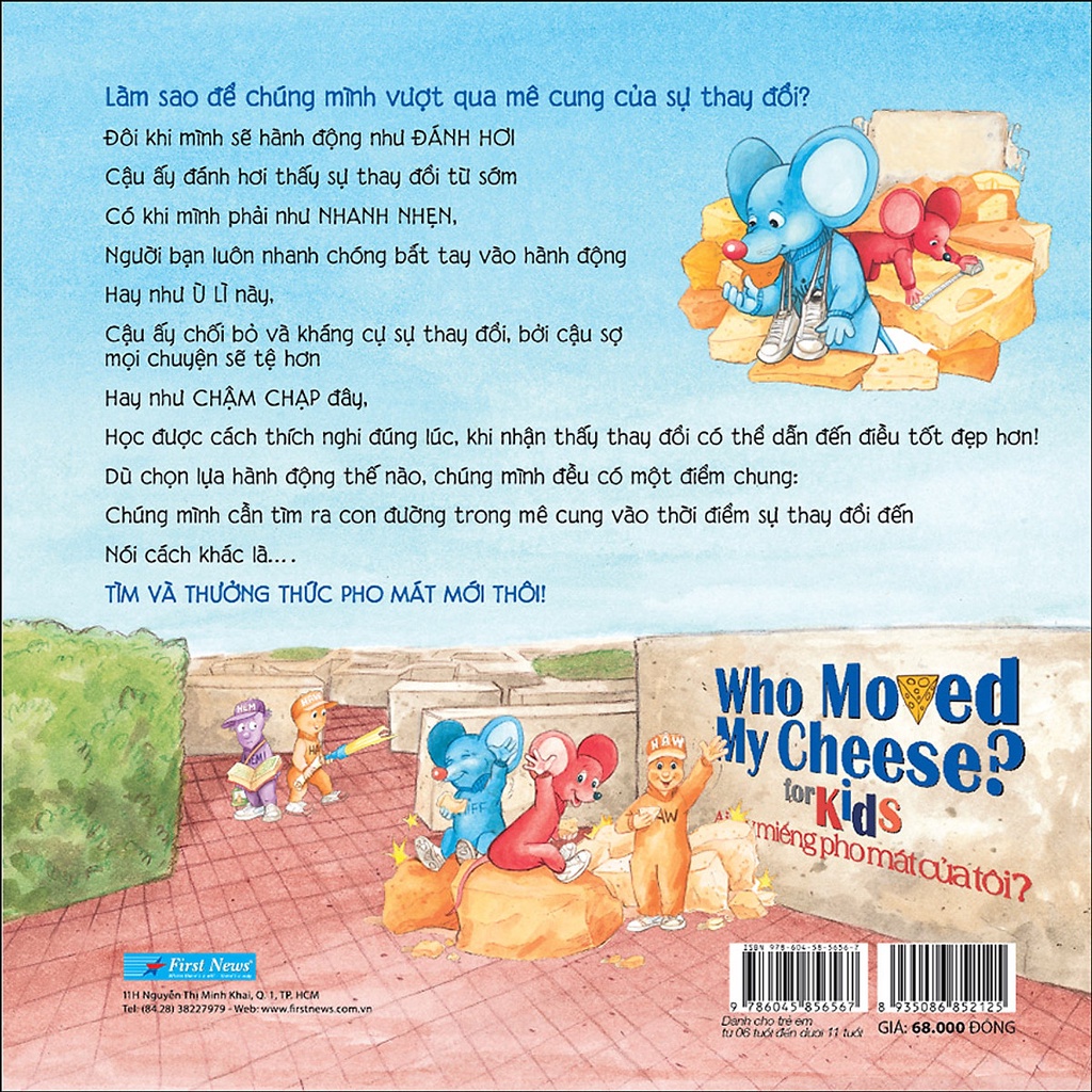 Sách - Ai Lấy Miếng Pho Mát Của Tôi?  - Who Moved My Cheese?  - First News