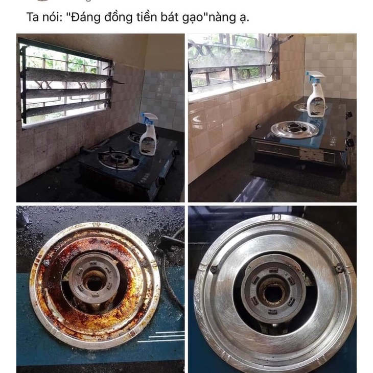 Siêu tẩy dầu mỡ tẩy vỉ hút mùi  Dr.C can 5 lit