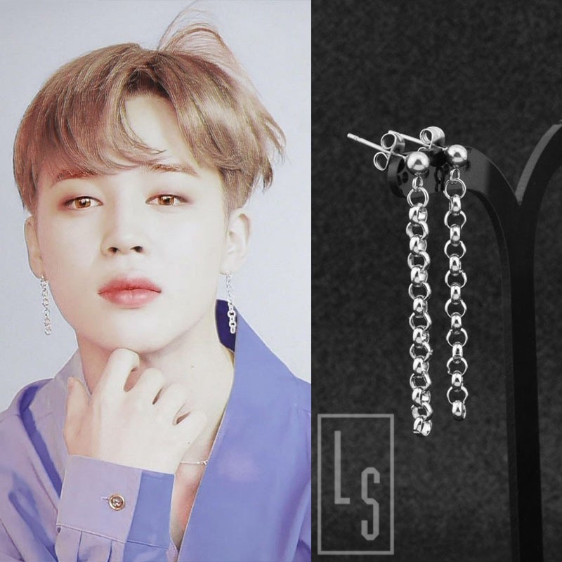 Bông tai BTS SUGAR chuỗi xích - GIÁ HỦY DIỆT