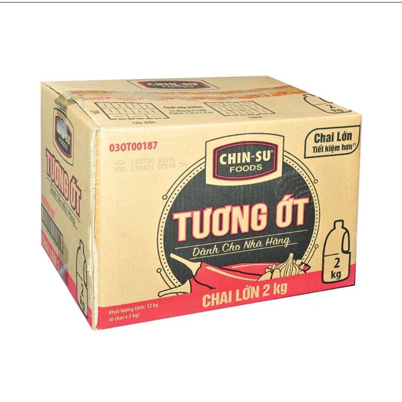 Tương ớt Chinsu can 2kg