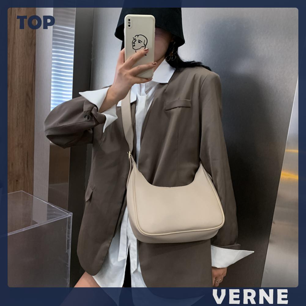 Túi Đeo Chéo Da Pu Thiết Kế Đơn Giản Cho Nữ