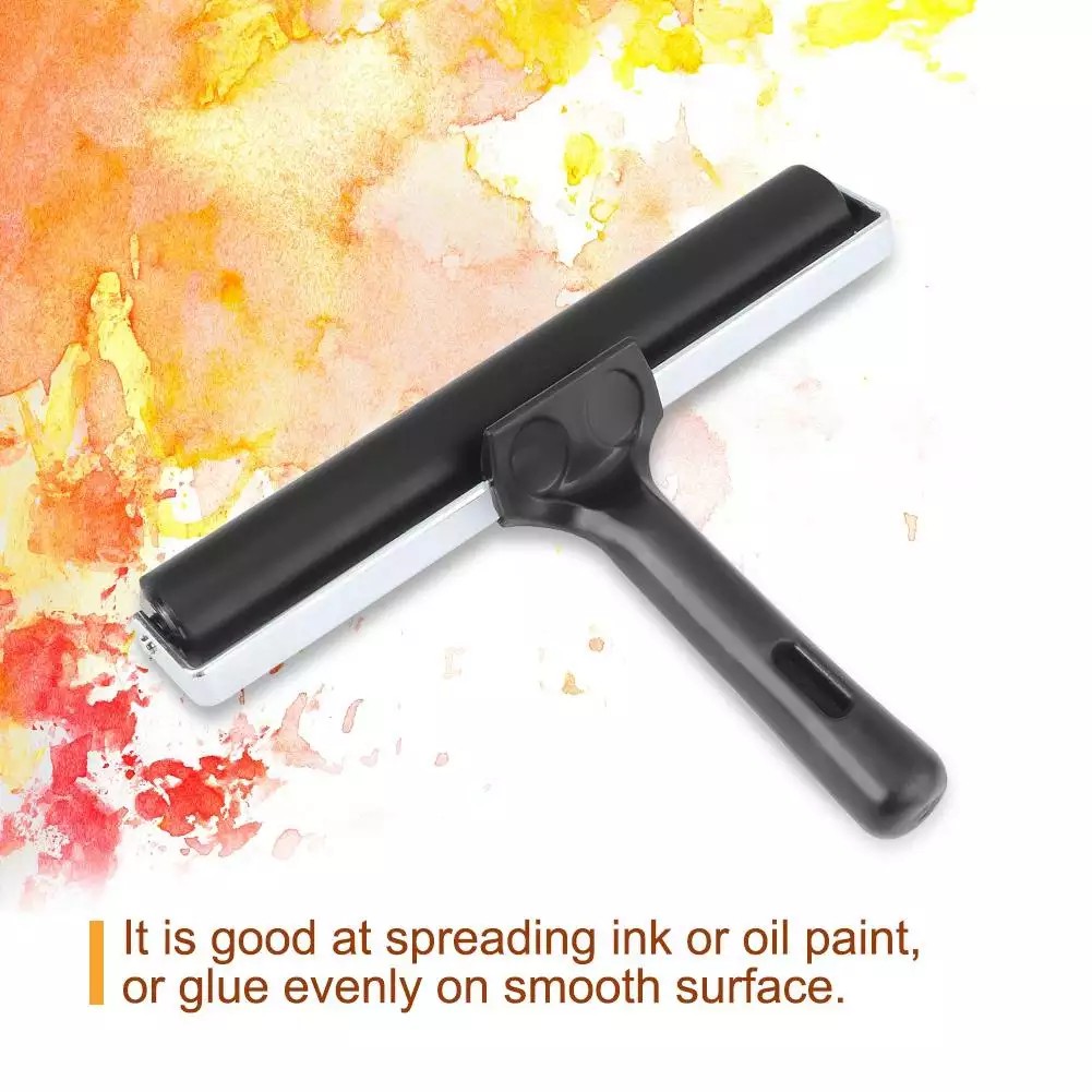 【Lower Price】xuelelile Cao Su Brayer Con Lăn Sơn Bàn Chải Mực Applicator Nghệ Thuật Thủ Công Tinh Dầu Dụng Cụ _123Lifevn