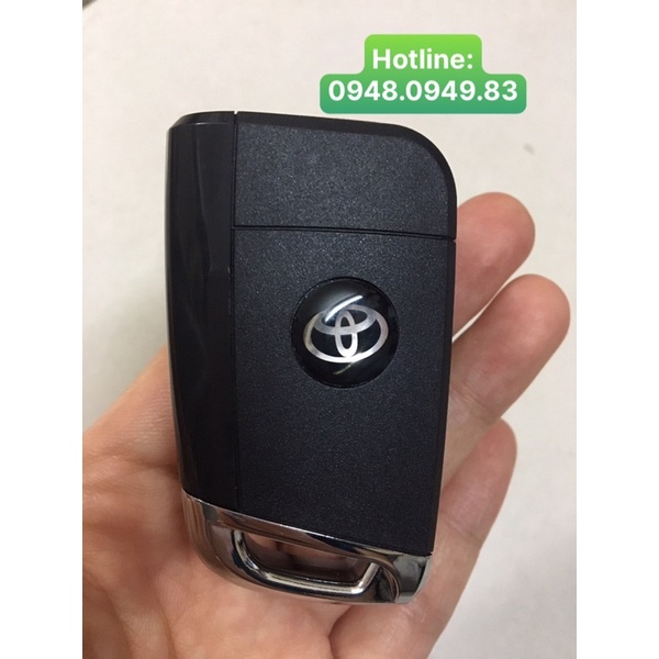 Chìa khoá gập Toyota: Vios, inova, fortuner,alltis.. Hỗ trợ cắt chìa qua hình ảnh bằng công nghệ CNC