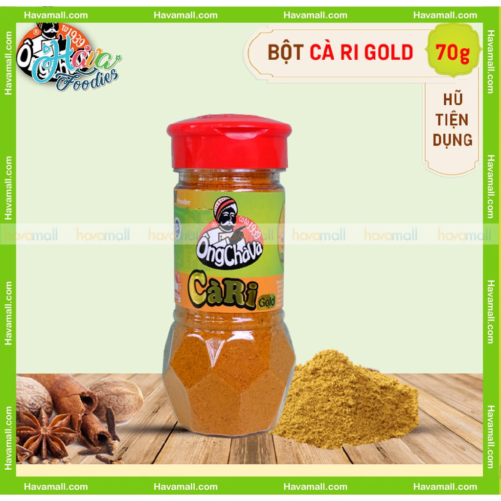 [HÀNG CHÍNH HÃNG] Bột Cà Ri Ông Chà Và 70gr