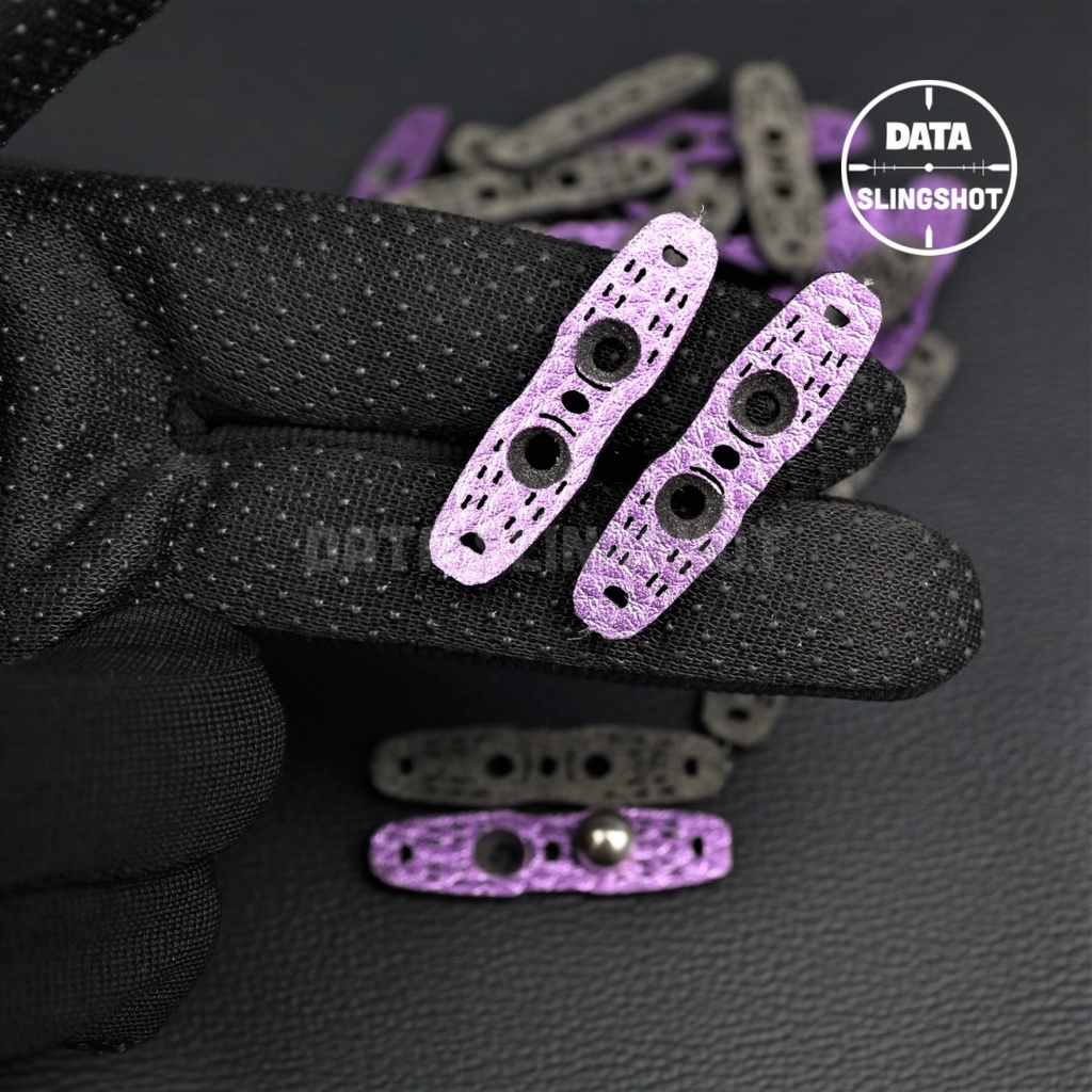 Miếng Da GZK Định Tâm - Da Ná Cao Su 3 Lỗ dùng cho bi 7mm 8mm chống trơn hạn chế thấm nước - DATA SlingShot