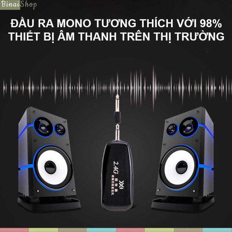 XXD-19 - Micro Hạt Gạo Không Dây 2.4G Cài Tai Dùng Cho Giảng Dạy, MC Sân Khấu