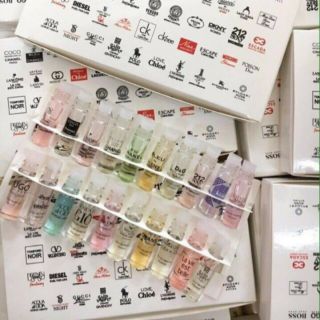 Set 20 Lọ Nước Hoa Mini Nhiều Mùi 2ml