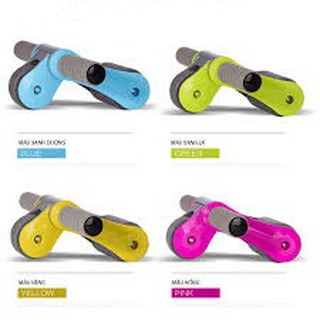 Con lăn tập bụng 2 bánh Folding Abdominal Wheel vàng cao cấp _QS