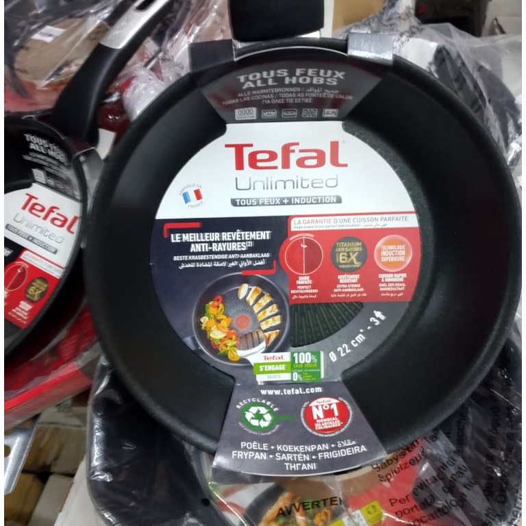 Tefal- Chảo Unlimited G2550302 size 22cm- xuất xứ Pháp tương thích với mọi loại bếp- Hàng chính hãng