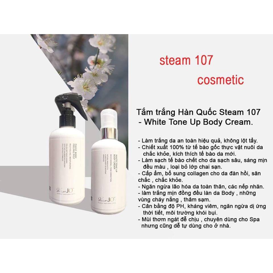 Kem dưỡng trắng body STEAM J07 WHITE TONE UP CREAM