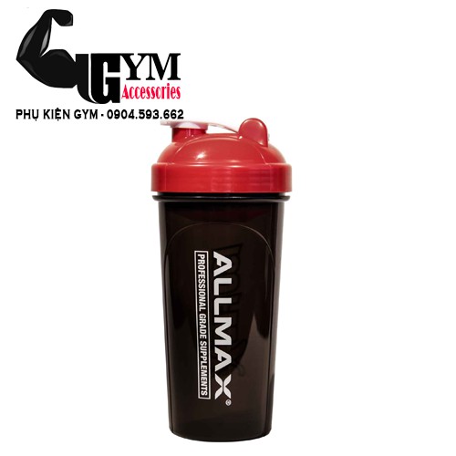 Bình lắc nhựa thể thao shake bottle allmax isoflex