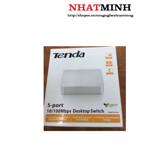 Bộ chia mạng Switch 5 port 10/100 Tenda S105 (5 cổng)