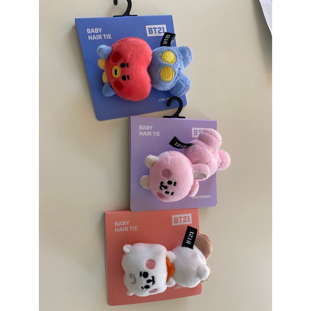 Dây Buộc Tóc Búp Bê BT21 Chính Thức Cho Bé Gái