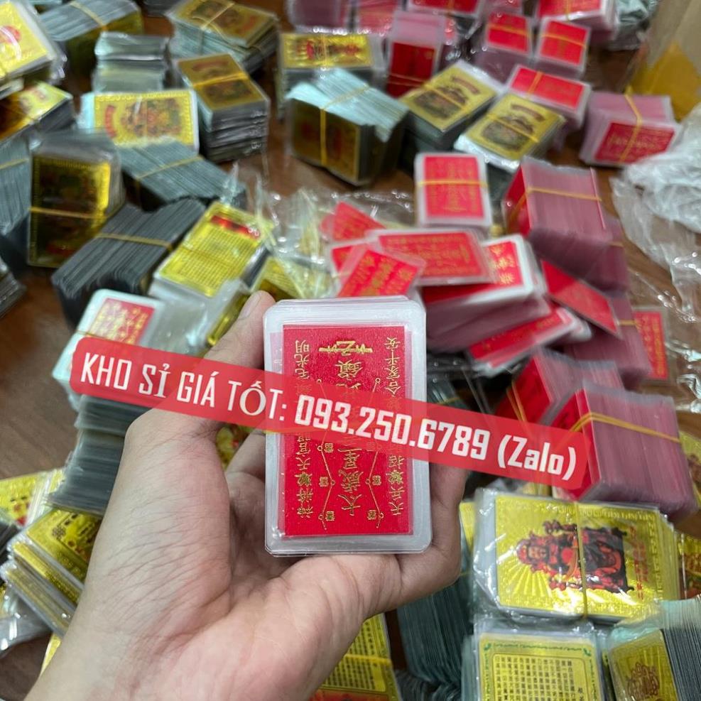 Thẻ Thái Tuế Ép Plastic để lên mặt lưng điện thoại, bóp ví phong thủy