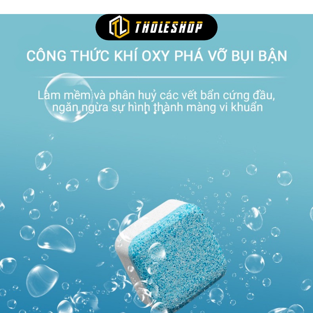 Vệ Sinh Lồng Giặt - Combo 12 Viên Sủi Làm Sạch, Diệt Khuẩn Và Khử Mùi Máy Giặt 9091