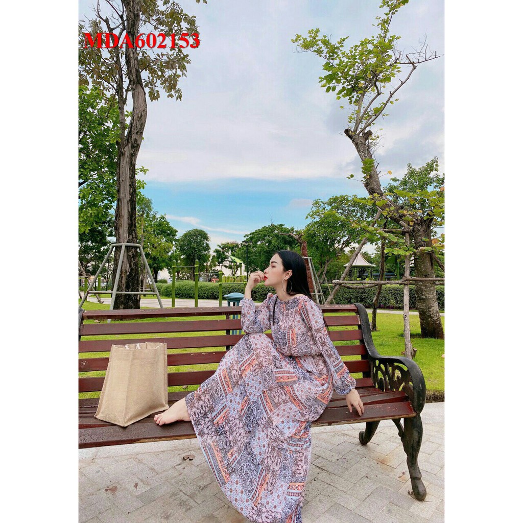 ĐẦM MAXI HOA ĐẸP