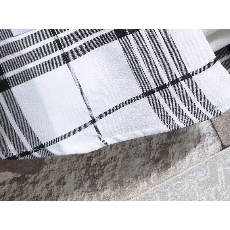 Áo Sơ Mi Caro Tay Dài plus Size Thời Trang Nam Nữ