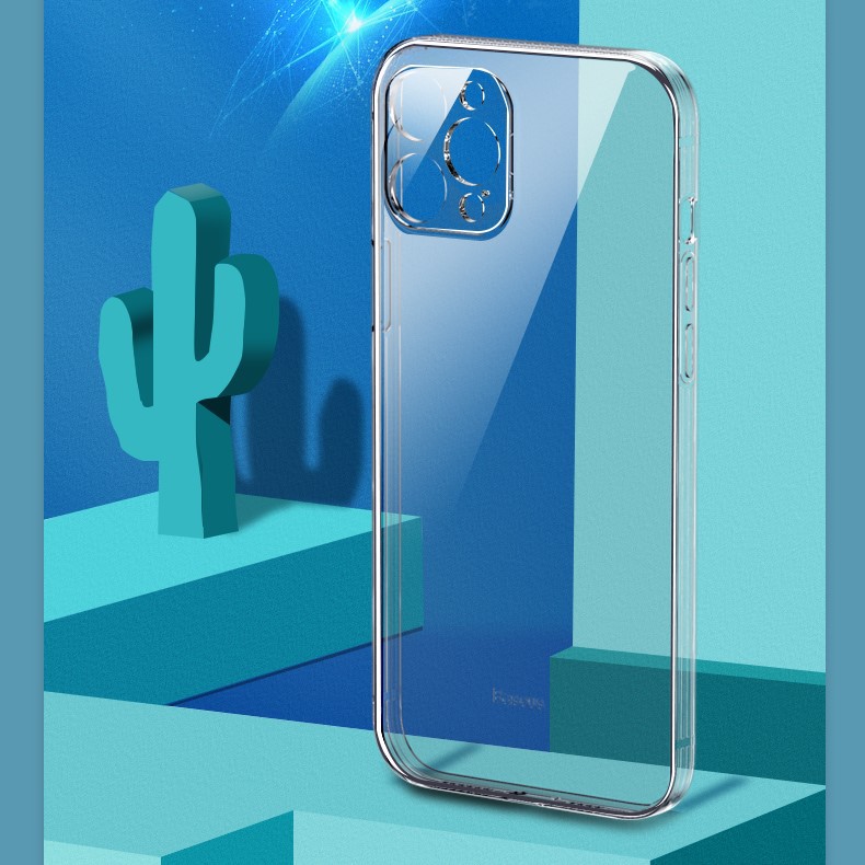 Ốp lưng trong suốt Baseus Simple Case dùng cho iPhone 12 mini / iPhone 12 / iPhone 12 Pro / iPhone 12 Promax
