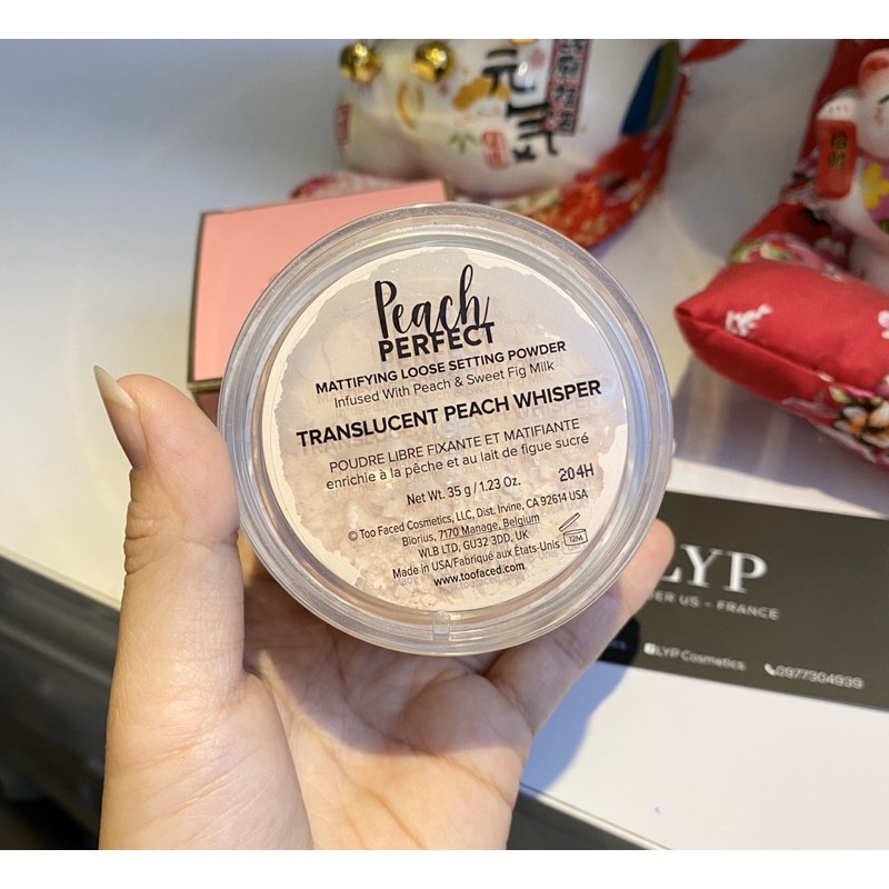 OFF 50% PHẤN PHỦ TOO FACED PEACH PERFECT MATTIFYING LOOSE SETTING POWDER