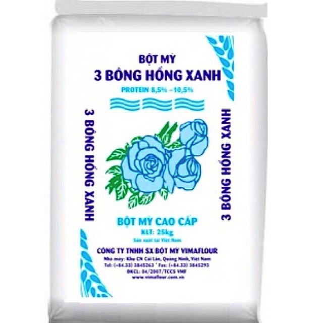 Bột mì 3 bông hồng xanh gói nhỏ 1kg