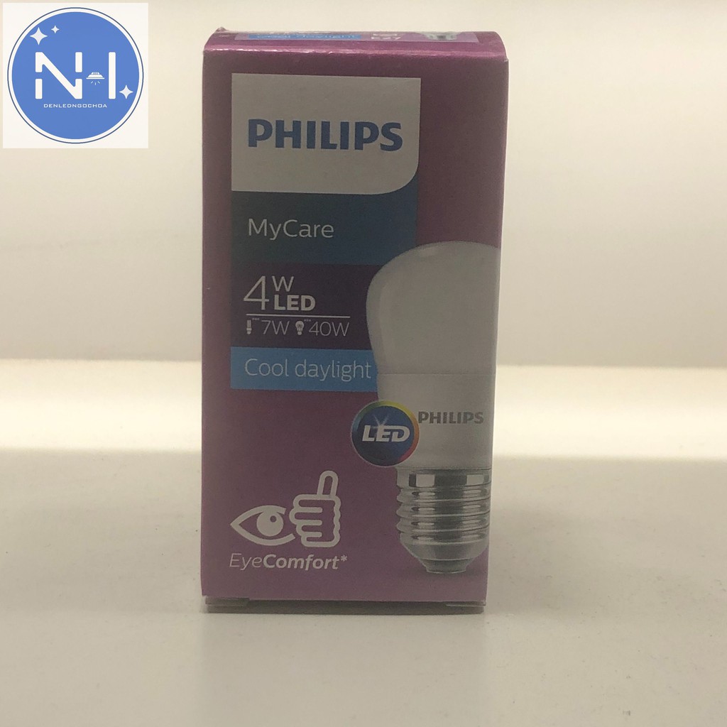 Bóng Đèn Ledbulb PHILIPS 4W E27 350Lm Ánh Sáng Trắng/Vàng Bảo Hành 2 Năm (1 Đổi 1) | BigBuy360 - bigbuy360.vn