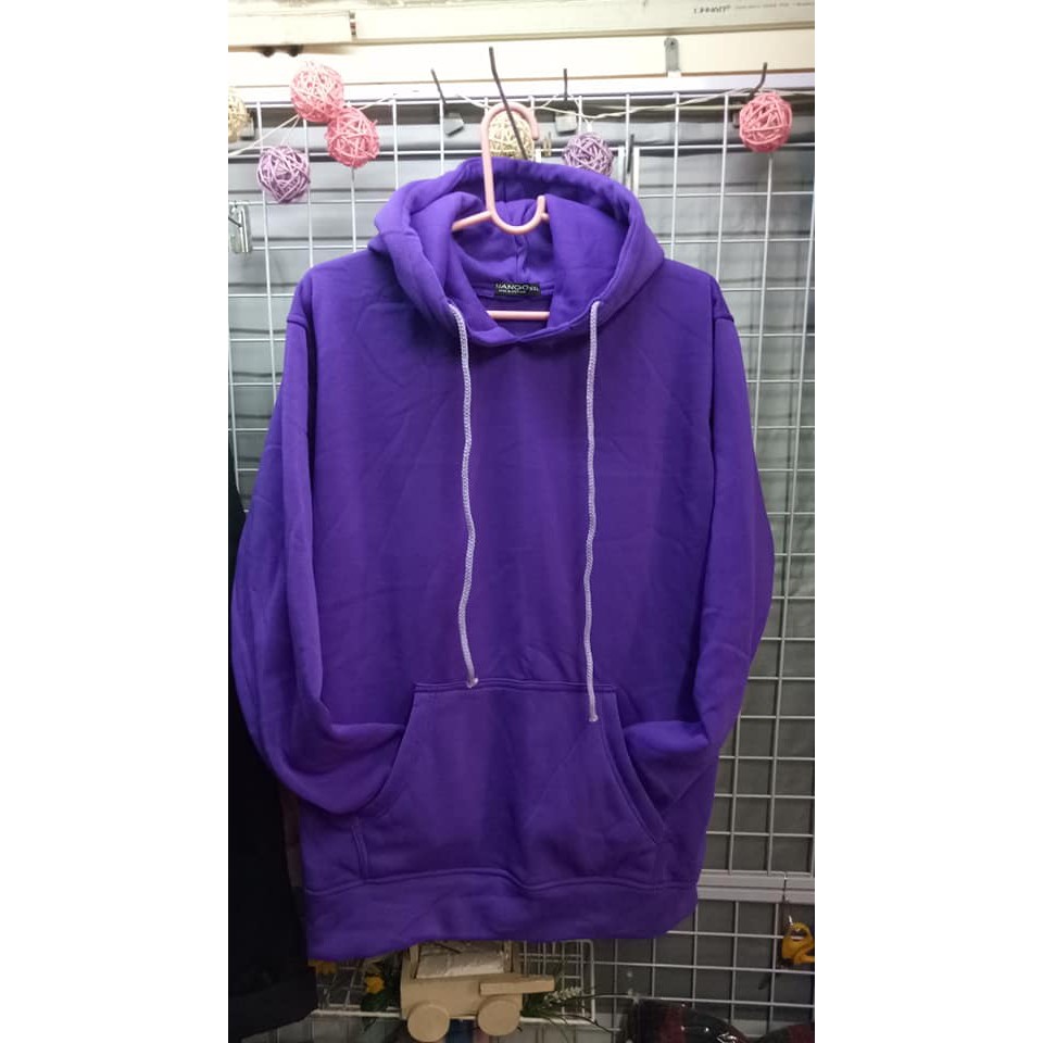 [ĐỦ SIZE - Kèm hình thật] Áo hoodie trơn nỉ dày tím purple basic hoodie unisex | BigBuy360 - bigbuy360.vn