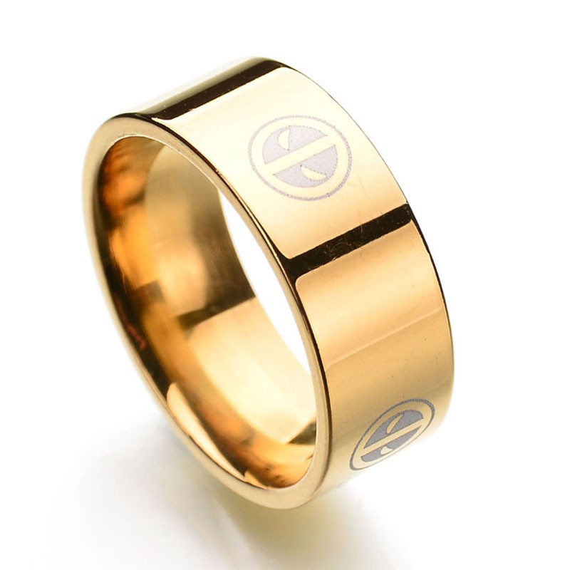 Nhẫn In Hình Deadpool Siêu Anh Hùng Marvel