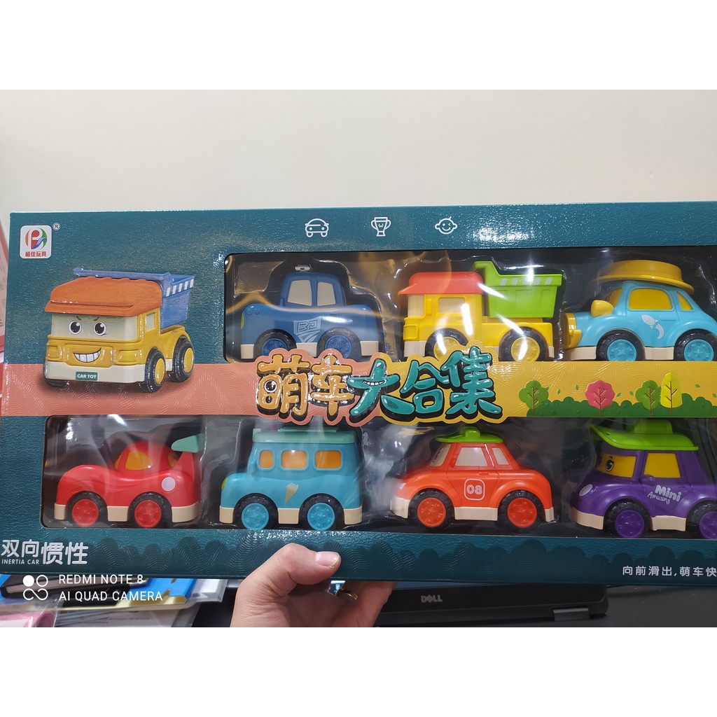 Đồ chơi Bộ 7 Xe Ô tô Poli, Ô tô POLY Dễ Thương Cho Bé 1-6 Tuổi Thỏa Sức Vui Chơi và Vận Động