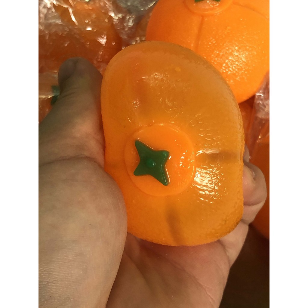 Gudetama Squishy bóp trút giận hình quả cam