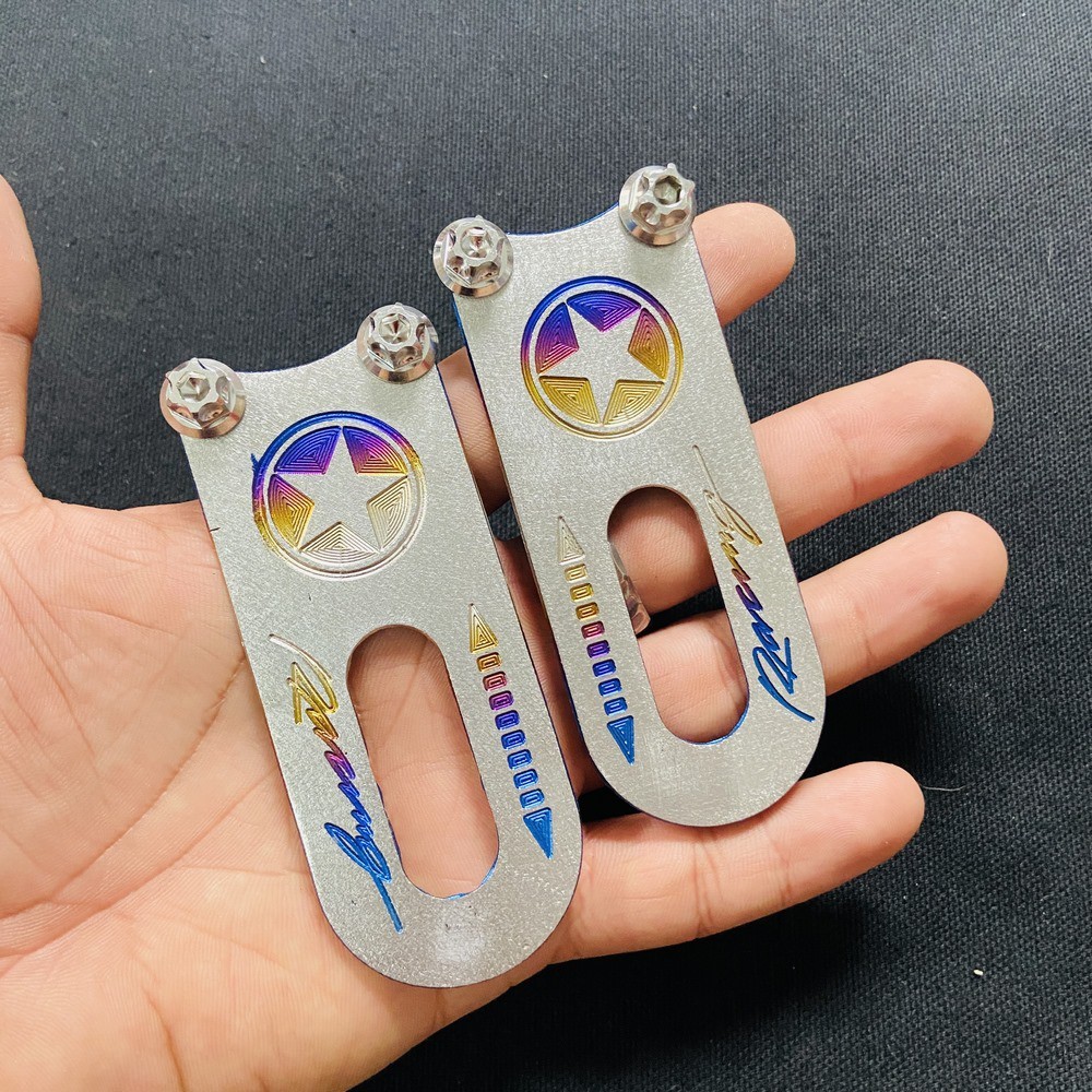 COMBO BỘ NẸP GẤP XE MÁY, BỘ NẸP PÁT KÉO SÊN XE MÁY TITAN VÀ 04 ỐC SALAYA 6LY DÀI 1 PHÂN TRANG TRÍ XE SIÊU CHẤT