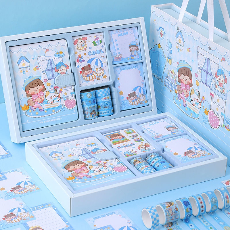 Bộ Sticker Dán Trang Trí Sổ Tay Dễ Thương Dùng Làm Quà Tặng Sinh Nhật