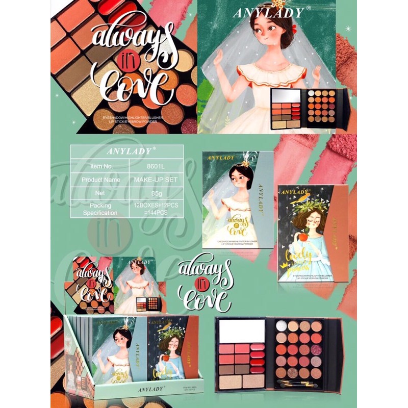 Bóp makeup ANYLADY cô gái 8601L | BigBuy360 - bigbuy360.vn