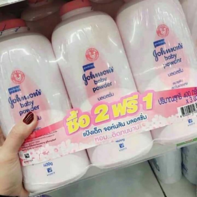 SÉT 3 chai phấn Gohnson’s Baby