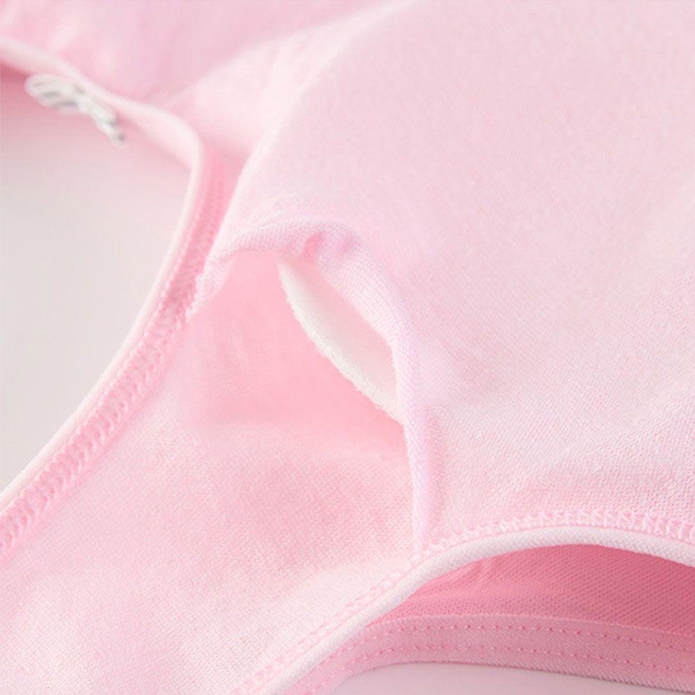 Áo Lót Croptop Vải Cotton Mềm Mại Co Giãn Thoáng Khí Nhiều Màu Sắc Kèm Mút Xốp Dành Cho Bé Gái 8-14 Tuổi