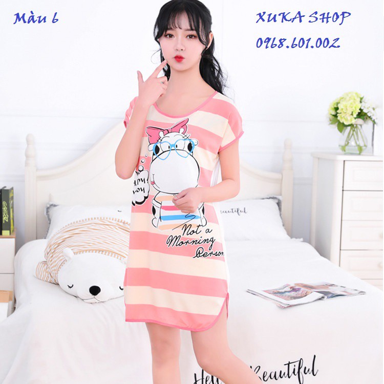 [ FREESHIP ĐƠN 50K ] VÁY NGỦ MẶC NHÀ KUTE - CHẤT COTTON SIÊU MÁT | BigBuy360 - bigbuy360.vn