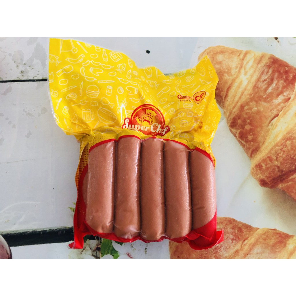 Combo 10 cây xúc xích Đức Super Chef giòn ngon CP (500g)