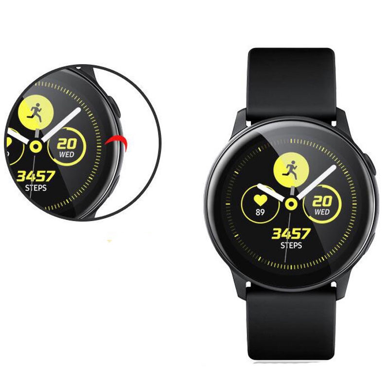 Kính Cường Lực Cong 3d Bảo Vệ Mặt Đồng Hồ Samsung Galaxy Watch Active 2 40mm 44mm