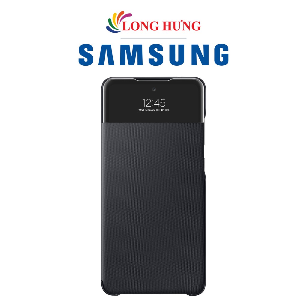 Bao da kháng khuẩn Smart S View Wallet Cover Samsung Galaxy A72 EF-EA725 - Hàng chính hãng