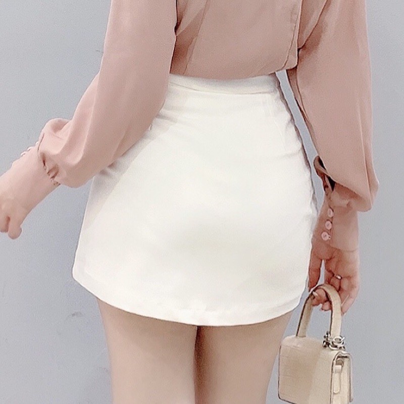 Chân váy chữ A trơn basic công sở 4 màu cơ bản CV801 HILA