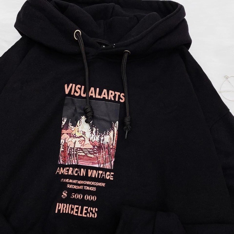 Áo Hoodie Nỉ Lót Bông VISUA Unisex | BigBuy360 - bigbuy360.vn