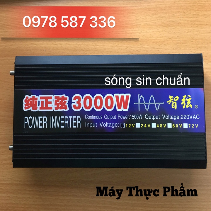 Máy Kích Điện Inverter 3000W Sin Chuẩn