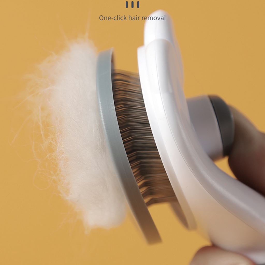 Lược chải lông chó PetX lược chải lông mèo có nút bấm cho thú cưng