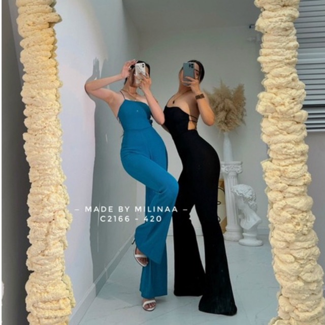JUMSUIT ÔM BODY DÁNG DÀI C2166
