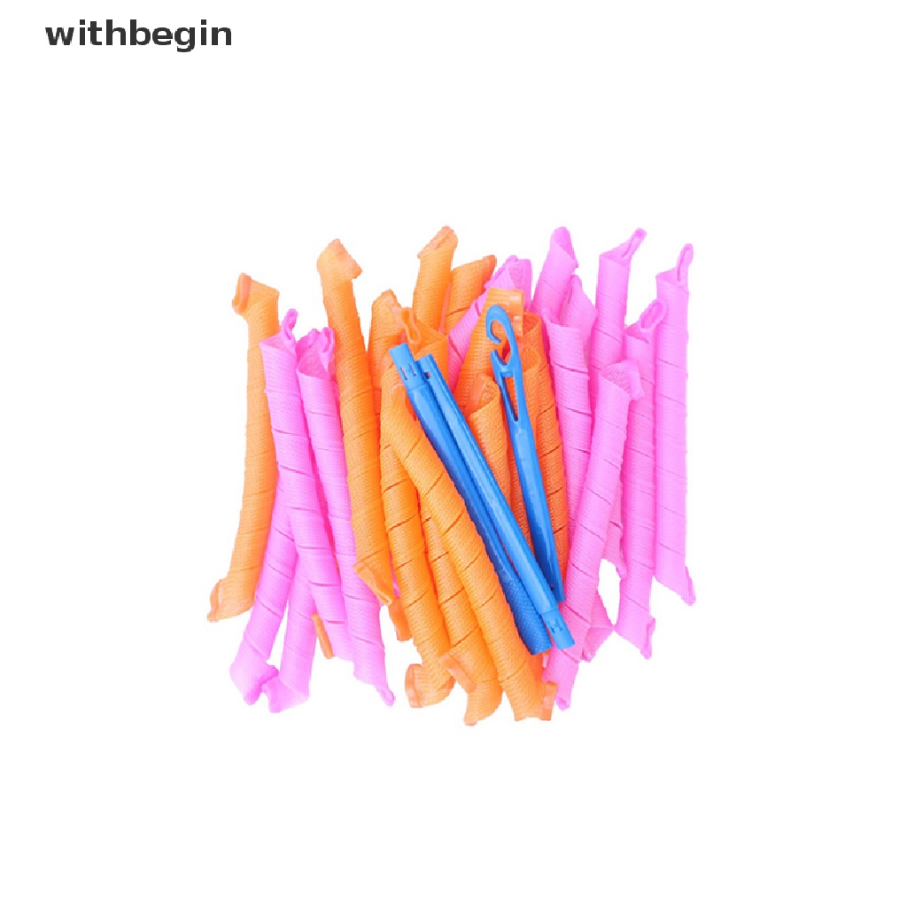 Bộ 10 Lô Cuốn Tóc 30-65cm Hình Ốc Sên Không Tạo Kiểu Tóc Xoăn Tròn