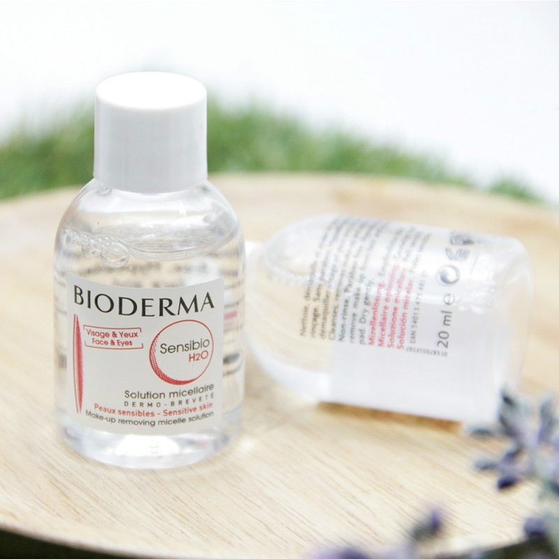 Mini nước tẩy trang cho da nhạy cảm Bioderma Sensibio H2O - 20ml